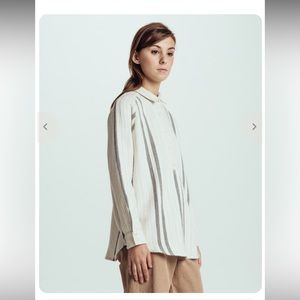 Sessun Santiago Candelaria Striped Shirt